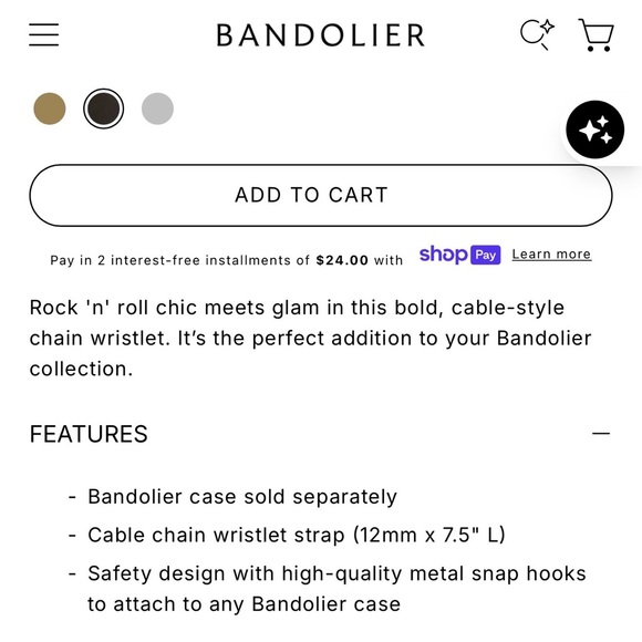 Bandolier Wristlet - Picture 5 of 5